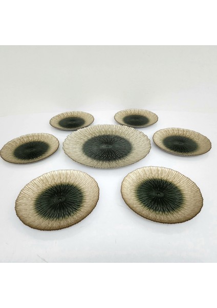 Glasscom Festival Cam Pasta Tabağı Takımı (Yeşil) indirimleri