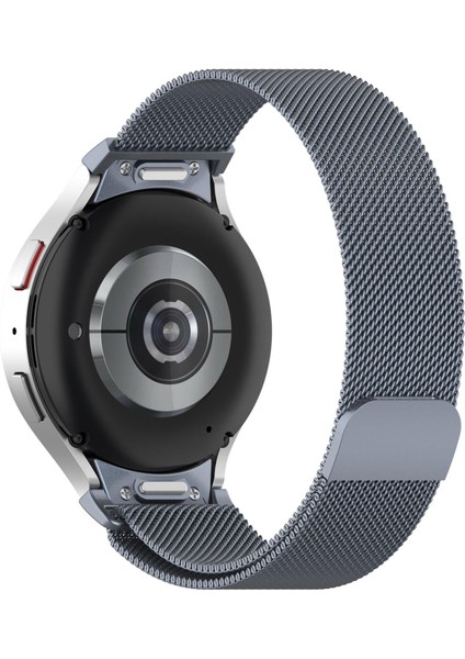 Galaxy Watch 6 Classic 43 / 47 mm Tam Uyumlu Mıknatıslı Hasır Metal Örgü Kordon Kayış Orijinal Pim fırsatları