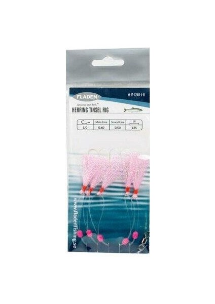 Sabiki Herring Tinsel Pembe Çapari-4