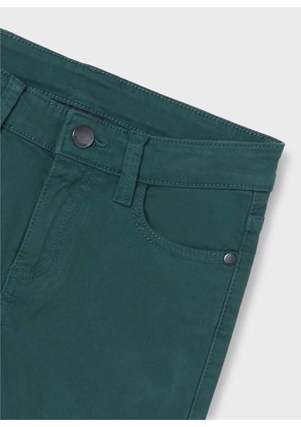 Kışlık Erkek Slim Fit Cepli Pantolon Yeşil fırsatları