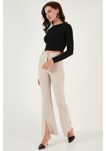 Dar Kesim Bürümcük Kumaş Fitilli Crop Bluz Kadın Bluz 5865416 fırsatları