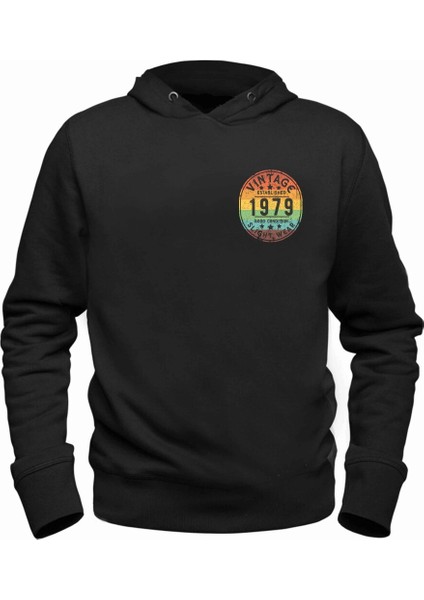 Vintage Good Condition 1979 Siyah Sweatshirt