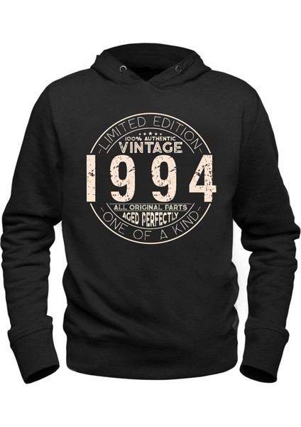 Vintage One Of A Kind 1994 Siyah Sweatshirt