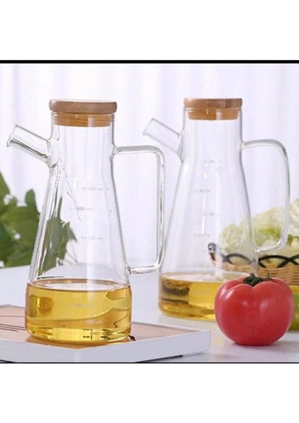 Borosilikat 2'li Bambu Yağlık 900 ml 2'li Yağdanlık 2 Adet fiyatları