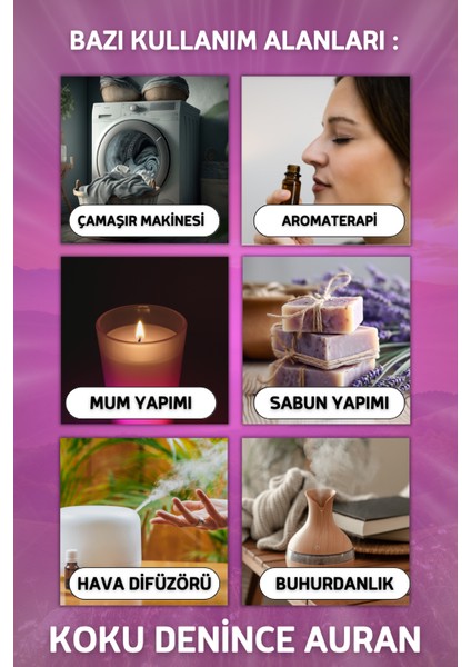 Leylak Esansiyel Uçucu Koku Yağı Difüzör Esansı Buhurdanlık Yağı Aromaterapi Yağı 100ml