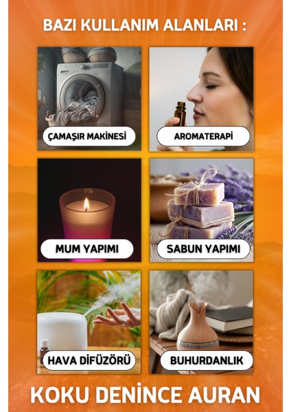 Amber Esansiyel Uçucu Koku Yağı Ortam Kokusu Doğal Yağ Sihirli Küre Hobi Esansı 30ml