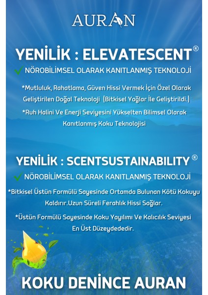 Okyanus Esansiyel Uçucu Koku Yağı Difüzör Esansı Buhurdanlık Yağı Aromaterapi Yağı 30ml