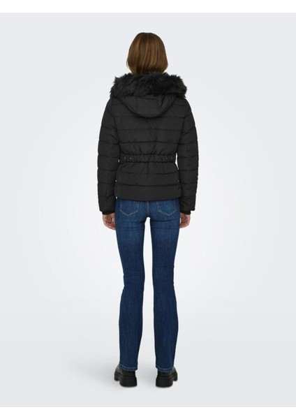 15304767-FW Onlnewcamılla Fur Hood Jacket cc Otw Kadın Kaban fırsatları