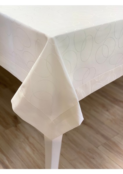 Masa Örtüsü Ekru Pollycotton 160*260 cm