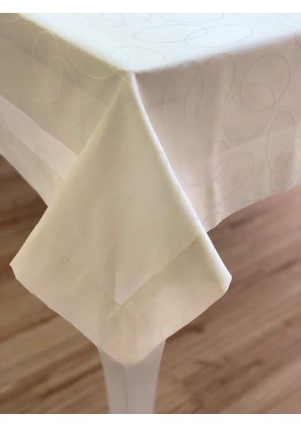 Masa Örtüsü Ekru Pollycotton 160*260 cm