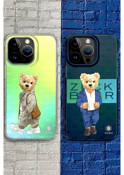 Iphone 15 Pro Max Uyumlu Zuckbear French Riviera Chic Kapak - Saint-Tropez Shimm