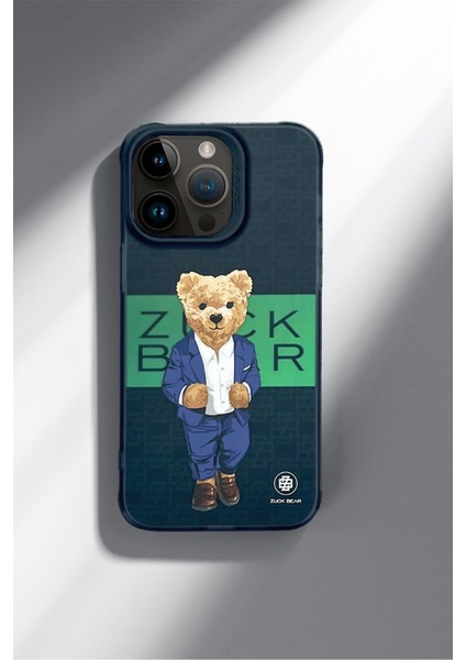 Iphone 15 Pro (6,1) Uyumlu Zuckbear French Riviera Chic Kapak - Saint-Tropez Shimm