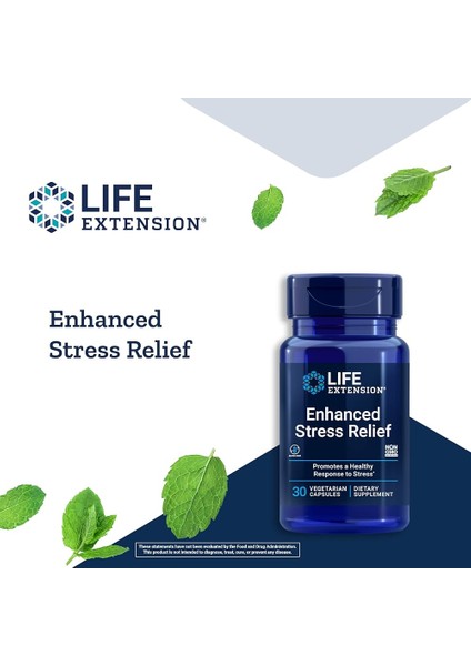 Enhanced Stress Relief 30 Vegetarian Capsules modelleri