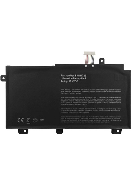 Asus Tuf Gaming F15 FX506HC-HN055 Batarya ile Uyumlu Pil B31N1726 - Ver 1