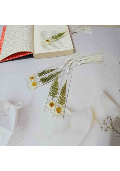 Epoksi Kitap Ayracı Papatyalı fiyatları