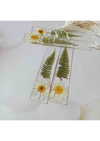 Epoksi Kitap Ayracı Papatyalı fırsatları