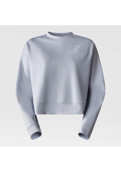 Spacer Air Kadın Gri Yuvarlak Yaka Sweatshirt