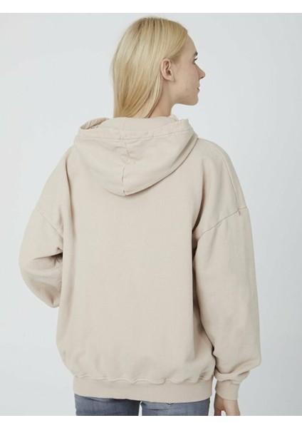 KadınSoluk Efektli Oversıze Koyu Grı Sweatshırt modelleri