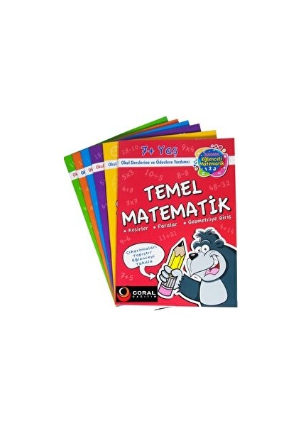 İlkokul Eğlenceli Temel Matematik Seti 6 Kitap - Soner Öztürk