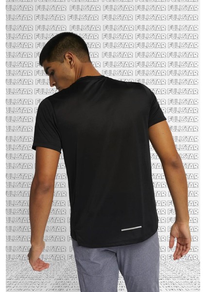 Miler Dri Fit Running Tee Black Reflektörlü Koşu Antrenman Tişörtü Siyah fiyatları