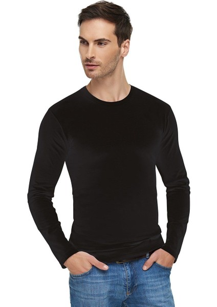 Tutku Elit 1302 Elestan Sıfır Yaka Erkek Uzun Kol Atlet