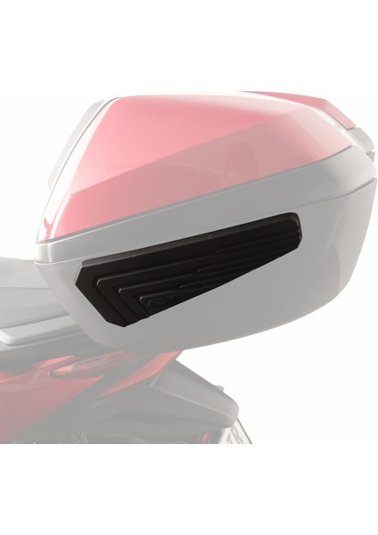 Universal Motosiklet Çanta Koruma Pedi Siyah