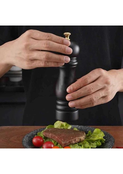 Ahşap Tuz/biber Değirmeni Seramik 21 cm (Dcb-21)