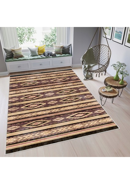 Dekoratif Özel Tasarım Yıkanabilir,ince, Kaymaz Tabanlı, Modern Halı