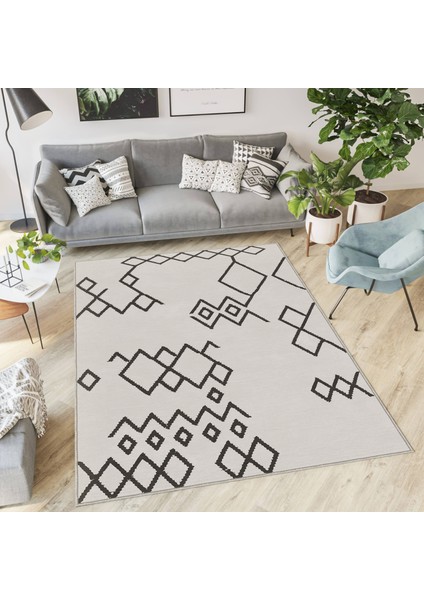 Dekoratif Özel Tasarım Yıkanabilir,ince, Kaymaz Tabanlı, Modern Halı