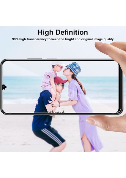 Realme C53 Uyumlu Ekran Koruyucu 9h Temperli Cam Şeffaf Passifik Tam Kaplar Ekran Camı