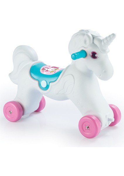 Unicorn Sallanan Tekerlekli At 2 Farklı Kullanım Hem Sallanır Hem Sürülür