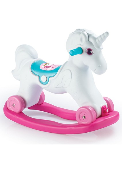 Unicorn Sallanan Tekerlekli At 2 Farklı Kullanım Hem Sallanır Hem Sürülür