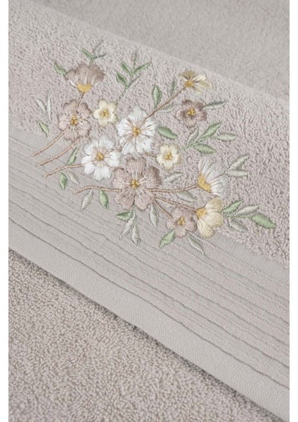 Atlas Nakıslı Banyo Havlusu Bej 70X140 fiyatları