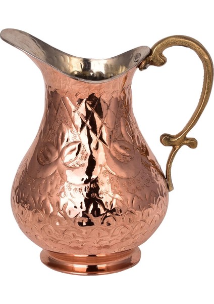 Premium Collection Roma El Işlemeli Bakır Sürahi