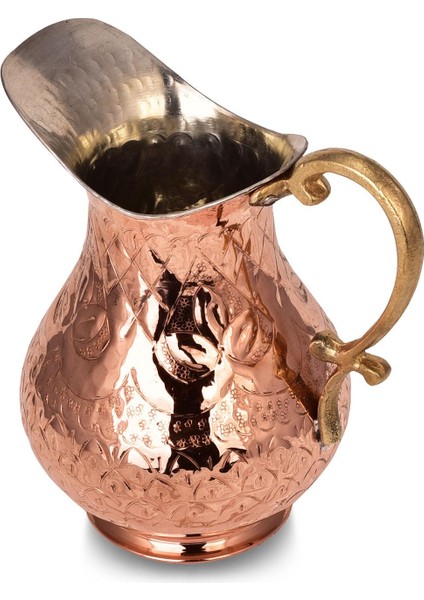 Premium Collection Roma El Işlemeli Bakır Sürahi