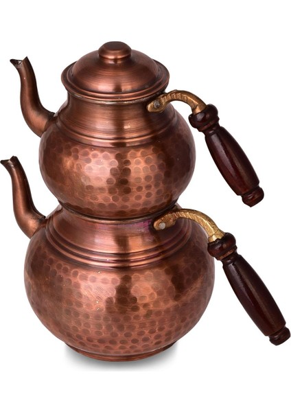 Premium Collection Teatime Bakır Çaydanlık Küçük Oksit