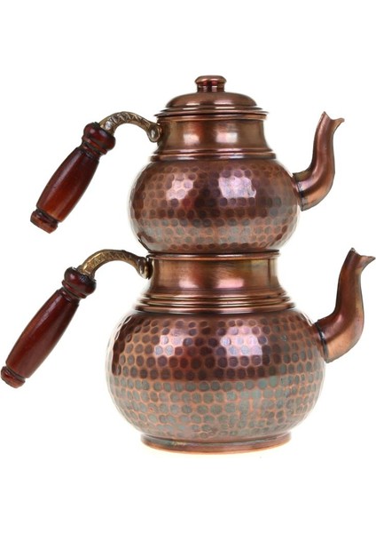 Premium Collection Teatime Bakır Çaydanlık Küçük Oksit