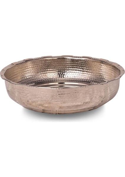 Premium Collection Gün Bakır Hamam Tası 18CM Nikel