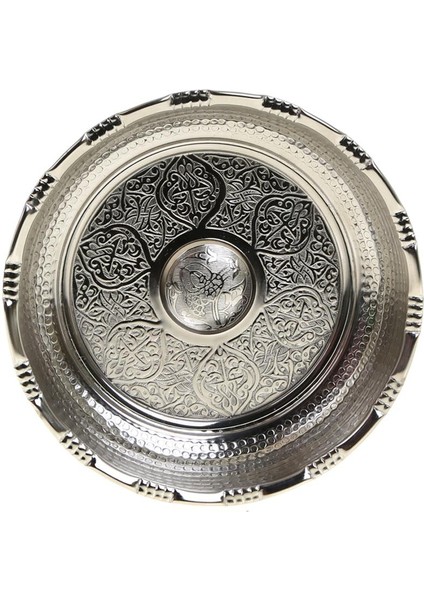 Premium Collection Gün Bakır Hamam Tası 18CM Nikel