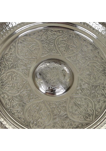 Premium Collection Gün Bakır Hamam Tası 18CM Nikel