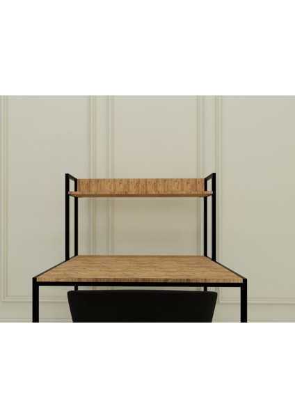 Ahşap Metal Raflı Çalışma Masası fiyatları