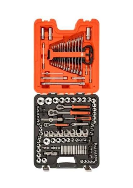 S138 Bahco 138 Parça  1/4-3/8-1/2  Full Lokma Seti