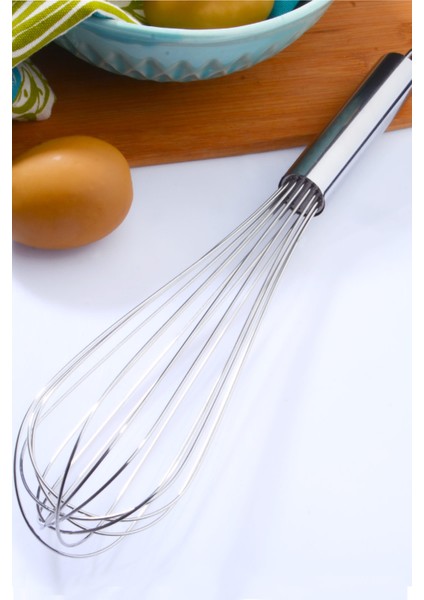 Metal Paslanmaz Çırpıcı 35 cm
