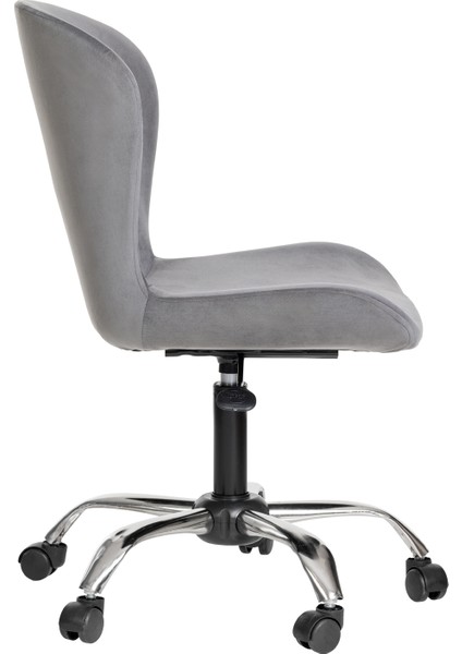 Krom Metal Ayaklı Ofis Çocuk Odası Çalışma Sandalyesi (Ayarlanılabilir) Açelya modelleri