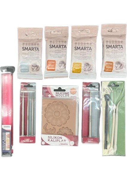 Havayla Kuruyan Modelleme Hamuru Seti-21