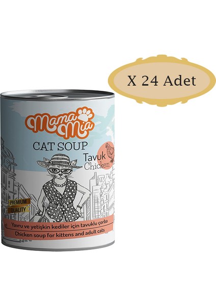 Tavuklu Kedi konservesi 400 GR X 24 Adet fiyatları