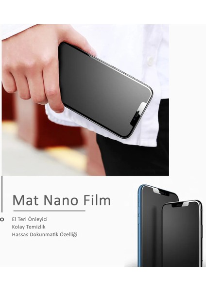 Redmi Note 12 Pro Explorer Mat Parmak Izi Bırakmayan Nano Ekran Koruyucu Film