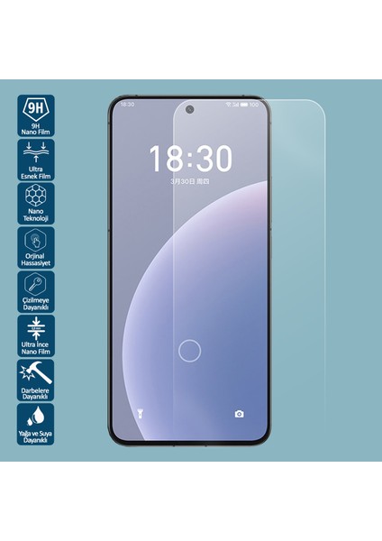 Meizu 20 Infinity Ultra Şeffaf Nano Ekran Koruyucu Film