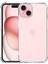 Caseworld Apple iPhone 15 Kapak Kamera Bölümü Açık Airbag Antishock Köşe Korumalı Şeffaf Silikon Kılıf 1