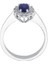 Pırlanta ve Oval Kesim Safir Taşlı Yüzük 0404R0368 3
